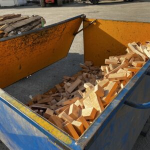 Caisse de chute de bois