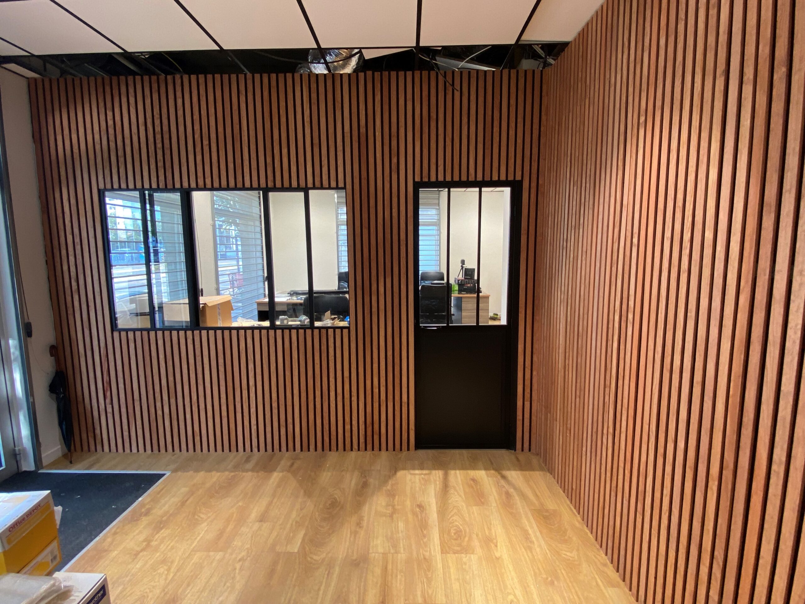 Claire-voie en tasseaux sans noeud 10×40