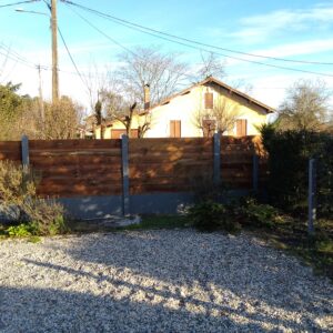 Clôture en bois