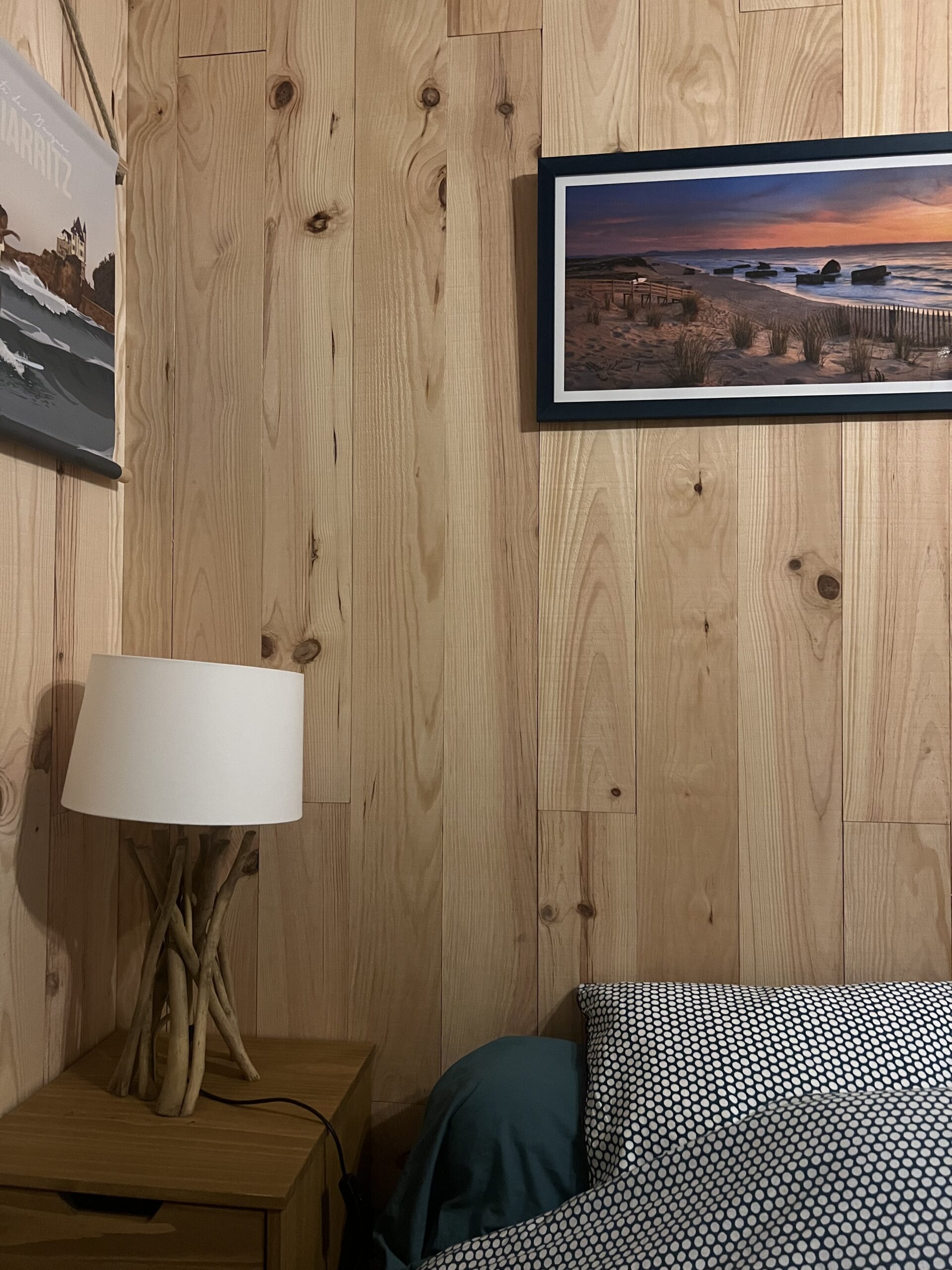 Volige rainure & languette en pin maritime