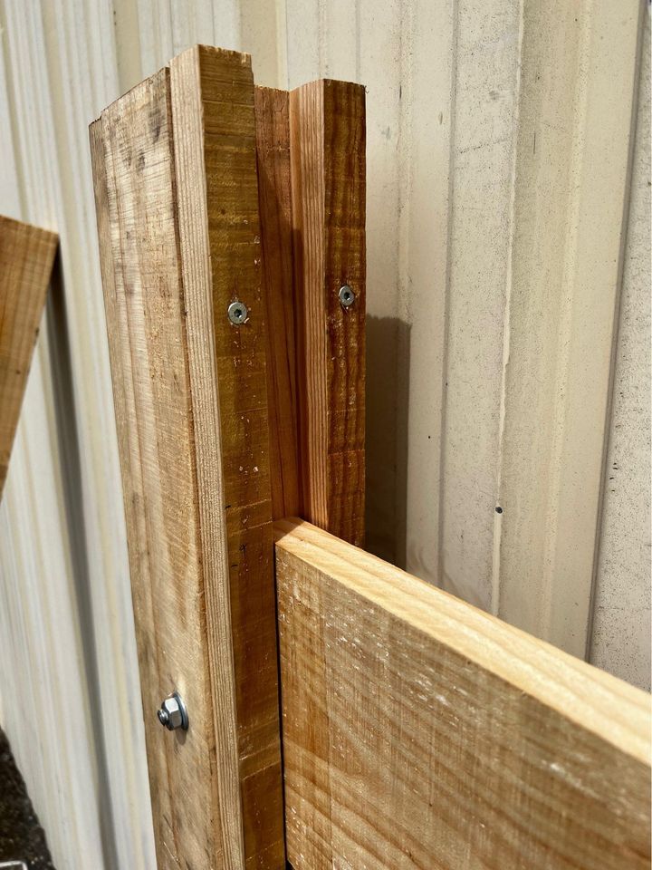 Panneau clôture en bois rainure