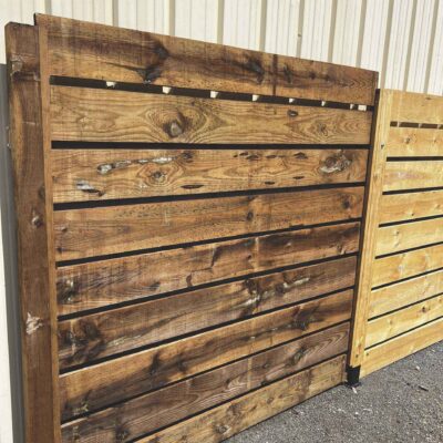 Palissade en bois