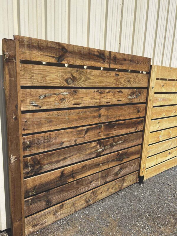 Palissade en bois