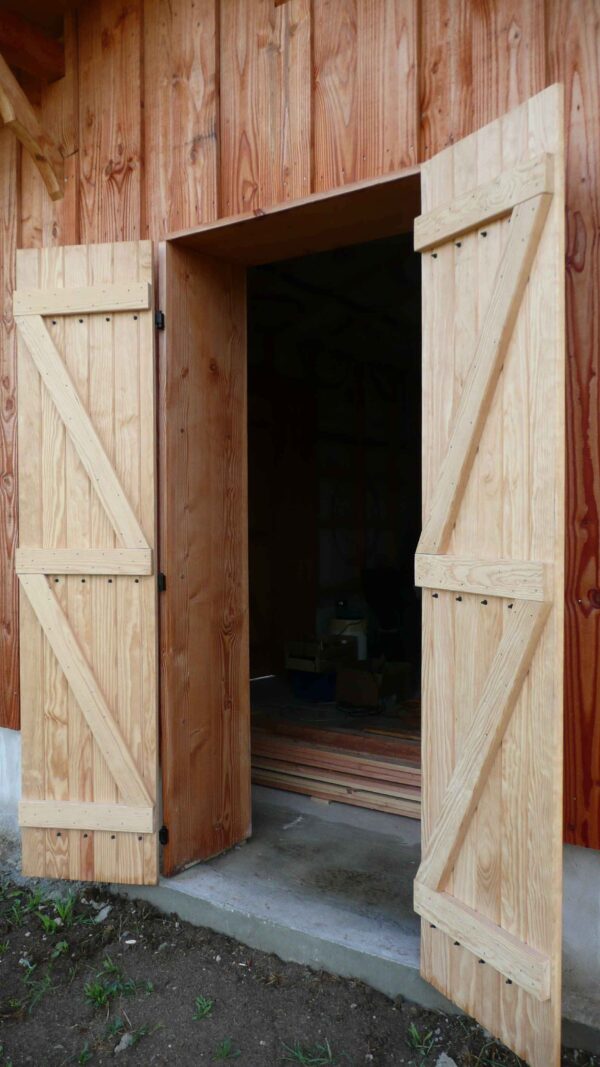 Composition volet en bois