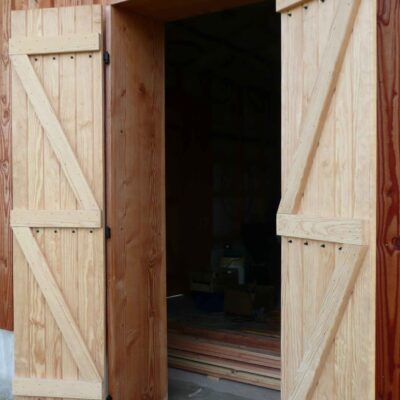 Composition volet en bois